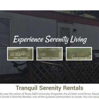 Williams Web Solutions - Serenity Rentals - Mobile Home and Apartment Rental - Web Design Near Me - Kingsville, Texas