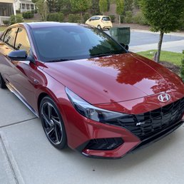 Full tint 2022 Elanta N-Line. Full tint 2022 Elanta N-Line.
