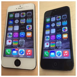 Rapid Mobile - The Before and After of my phone decided to go back to all black.....I love it so much :)