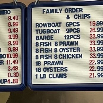 Tugboat Fish & Chips - Menu 5/17/21 - Seafood Near Me - Fair Oaks, California