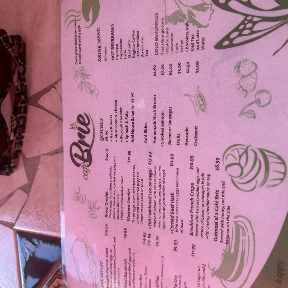 Cafe Brie - Menu - Sandwiches Near Me - Pompano Beach, Florida