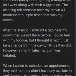 Avoid this Aspen dental in Lexington at all cost I tried to warn ppl on Google but they filtered my review