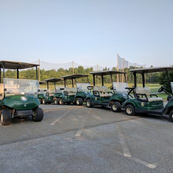 The Georgia Trail at Sugarloaf - Electric Yamaha golf carts. They are good carts, but not in the greatest condition. - Golf Near Me - Duluth, Georgia