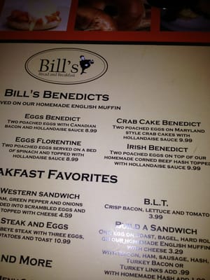 Menu photo 3 Bill's Bread and Breakfast Putnam, CT