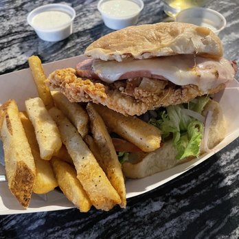 Shep’s - Chicken Cordon Bleu Sandwich - Sports Bars Near Me - Weatherford, Texas Shep’s - Chicken Cordon Bleu Sandwich - Sports Bars Near Me - Weatherford, Texas