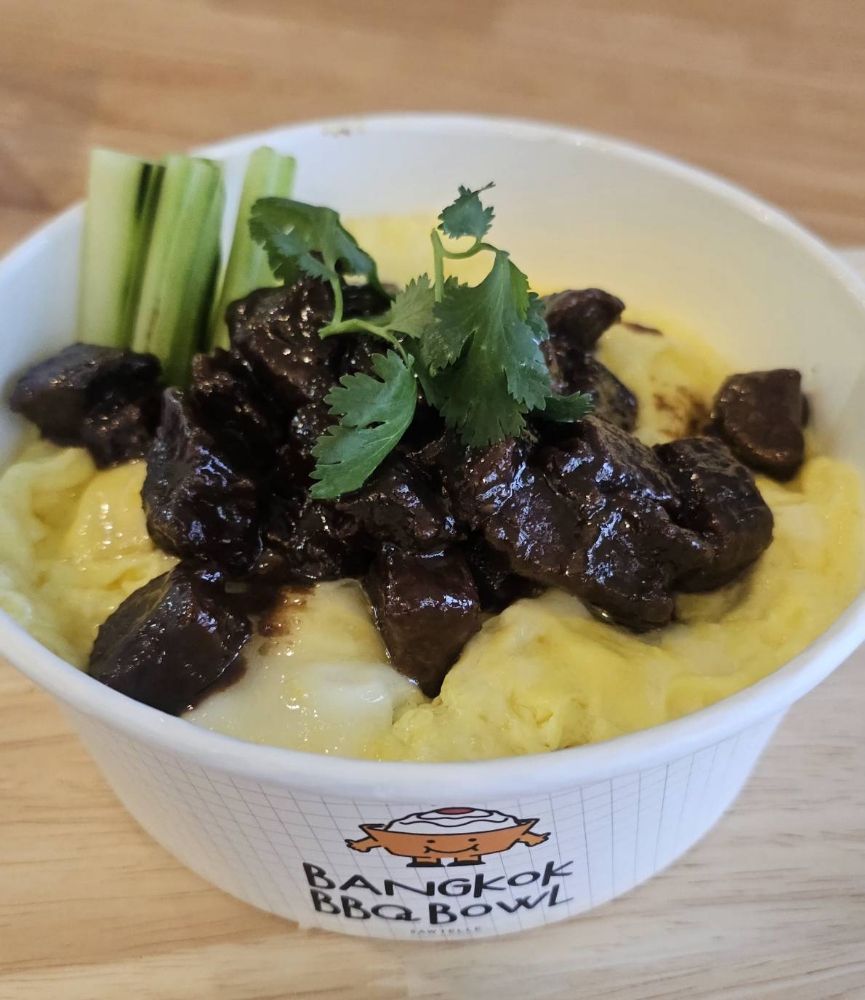 Food from Bangkok BBQ Bowl