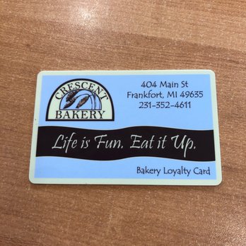 Crescent Bakery & Cafe - I love this place - get a loyalty card if you do- for coffee and bread! - Bakeries Near Me - Frankfort, Michigan