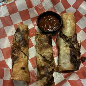 Uptown Alley - Spring rolls were served like this, ate one. We're assuming I got sick from this since my husband didn't eat any of these. - New American Near Me - Midlothian, Virginia Uptown Alley - Spring rolls were served like this, ate one. We're assuming I got sick from this since my husband didn't eat any of these. - New American Near Me - Midlothian, Virginia