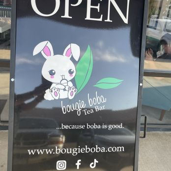 Bougie Boba Tea Bar- Greeley -  sign - Bubble Tea Near Me - Greeley, Colorado