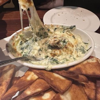 LongHorn Steakhouse - An amazing cheese pull with the spinach dip - Steakhouses Near Me - Liverpool, New York