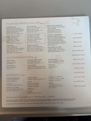 Menu photo 2 Centrico Anaheim, CA