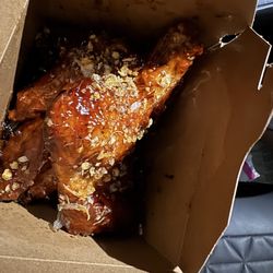 Cilantro Thai Express - Garlic chili wings $9