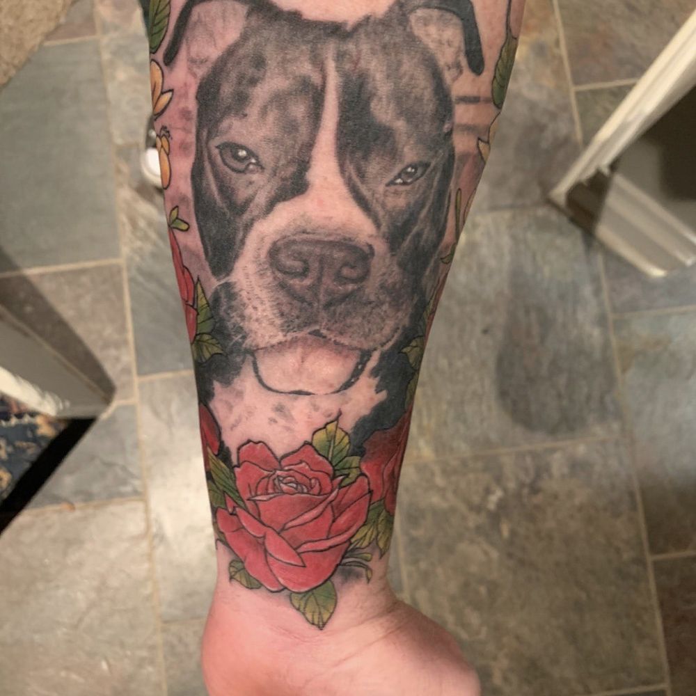 Portrait of my late dog done by Rich.