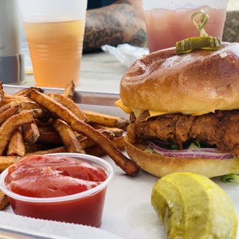 Gallagher's Restaurant - Spicy chicken sandwich - New American Near Me - Waterloo, Illinois Gallagher's Restaurant - Spicy chicken sandwich - New American Near Me - Waterloo, Illinois