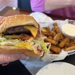 The Olive Tree Deli - 1/4 lb Cheeseburger
