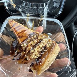 City Hall Cheesecake - Turtle Cheesecake Slice