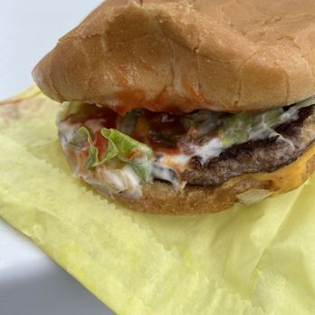 Glade's Drive Inn - Double meat, double cheeseburger. - Seafood Near Me - Spanish Fork, Utah