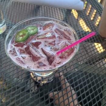 Wild Thyme Bistro - Blackberry jalapeño margarita - New American Near Me - Kanab, Utah