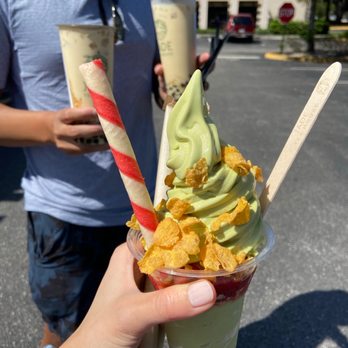 Jade Tea House - Matcha ice cream parfait - Desserts Near Me - Davie, Florida