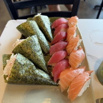 Fuji Sushi Buffet - Hand Roll, Tuna Nigiri, Salmon Nigiri - Japanese Near Me - Concord, California