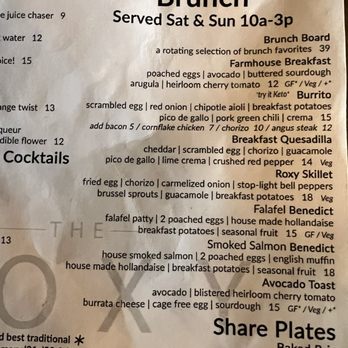 Roxy on Broadway - Brunch menu - Music Venues Near Me - Denver, Colorado
