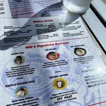 Ramen Mik - Plenty to choose from. - Ramen Near Me - San Marcos, California Ramen Mik - Plenty to choose from. - Ramen Near Me - San Marcos, California