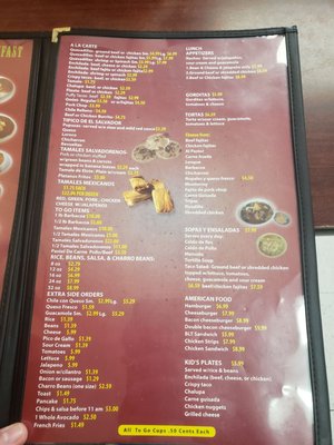 Menu photo 2 Monterrey Cafe New Braunfels, TX