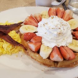 Chicken Run - The Strawberry Banana Waffle was AMAZING!!!