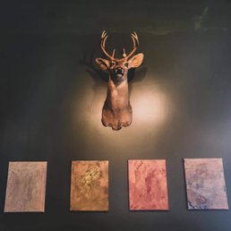 Some of the unique and beautiful artwork in the shop