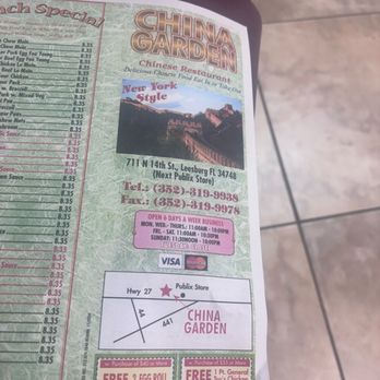 China Garden - New York style Chinese. - Chinese Near Me - Leesburg, Florida