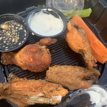 Quarterdeck Restaurants - look at this dry hard wings for $17.00 no good will not be ordering there again - Seafood Near Me - Dania Beach, Florida Quarterdeck Restaurants - look at this dry hard wings for $17.00 no good will not be ordering there again - Seafood Near Me - Dania Beach, Florida
