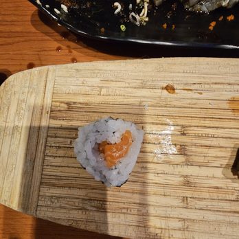 Katsunori Sushi Restaurant - Lot of rice not much Salmon - Japanese Near Me - Hesperia, California