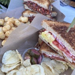 Psychedeli - BLT and Pastrami with tots
