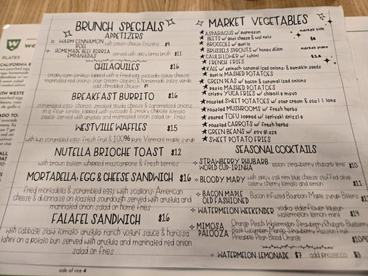 Menu photo 1 Westville Upper East Side New York, NY Menu photo 1 Westville Upper East Side New York, NY