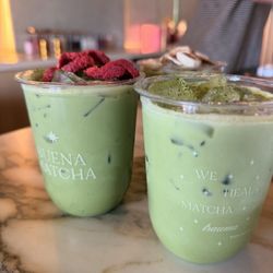 Buena Matcha - Strawberry Matcha and Banana Cinnamon Matcha