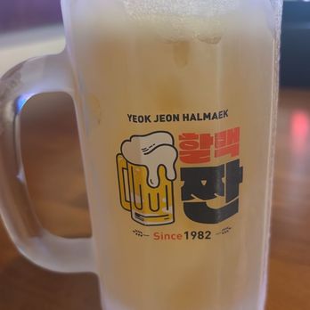 Yeokjeon Halmaek - Ice cold draft beer and it was delicious - Korean Near Me - Fullerton, California Yeokjeon Halmaek - Ice cold draft beer and it was delicious - Korean Near Me - Fullerton, California