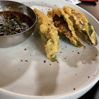 ANJU - Fried perilla leaf (not on the menu) - Korean Near Me - Washington, DC, District of Columbia