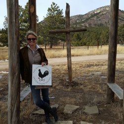 Snow Creek Larkspur - Laurie at Rooving Rooster us a regular here at Snow Creek Larkspur.