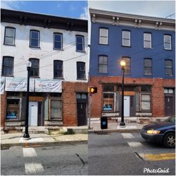 JP's Touch Painting - Before and after. Loxon