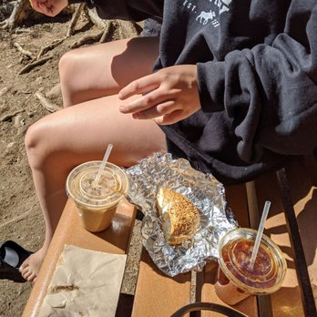 Red Buffalo Coffee & Tea - Iced Americano, local made everything bagel with cream cheese. - Coffee & Tea Near Me - Silverthorne, Colorado Red Buffalo Coffee & Tea - Iced Americano, local made everything bagel with cream cheese. - Coffee & Tea Near Me - Silverthorne, Colorado