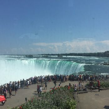 Elements on the Falls - Our view from a table by the windows. - Canadian (New) Near Me - Niagara Falls, Ontario Elements on the Falls - Our view from a table by the windows. - Canadian (New) Near Me - Niagara Falls, Ontario