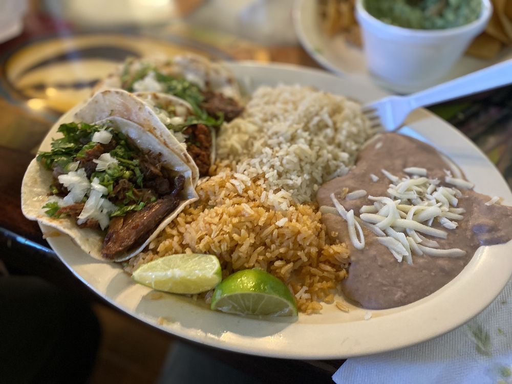 Food from The Famous Taco