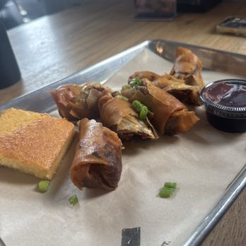Smoke & Fire Social Eatery - Fried Hand roll with brisket. - Comfort Food Near Me - Paramount, California Smoke & Fire Social Eatery - Fried Hand roll with brisket. - Comfort Food Near Me - Paramount, California