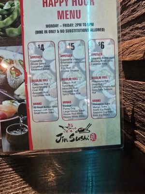 Menu photo 4 JIN Sushi- Downtown Bakersfield, CA Menu photo 4 JIN Sushi- Downtown Bakersfield, CA