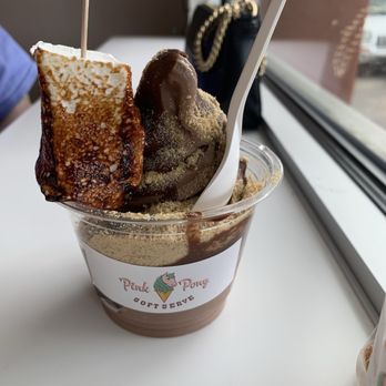 Pink Pony Soft Serve - S'mores sundae - Ice Cream & Frozen Yogurt Near Me - Albuquerque, New Mexico