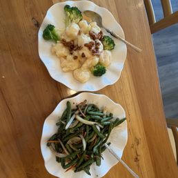 String beans, honey walnut shrimp String beans, honey walnut shrimp