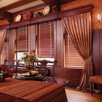Abda Custom Window Fashions - Wood Blinds and Faux Wood Blinds with Wood Cornice and Drapery Panels - Shades & Blinds Near Me - Indianapolis, Indiana Abda Custom Window Fashions - Wood Blinds and Faux Wood Blinds with Wood Cornice and Drapery Panels - Shades & Blinds Near Me - Indianapolis, Indiana