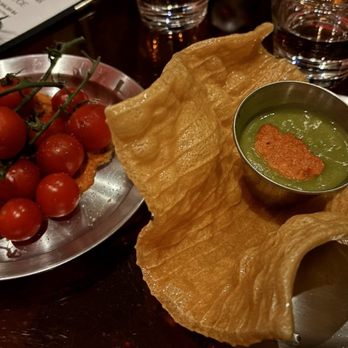 Providencia - Tomate con Tomate ($9) and Big Chip and Salsa ($4) - Bars Near Me - Washington, DC, District of Columbia