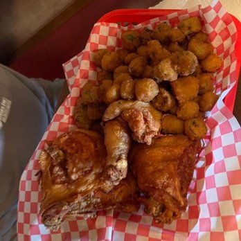 Chicken Shack - Armored 1/2 chicken - Chicken Wings Near Me - Arcadia, Oklahoma