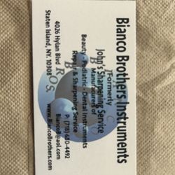 Bianco Brothers - our business card